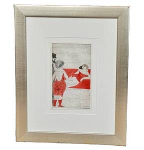 LR - Scheuer Watercolor - Original Framed, Signed