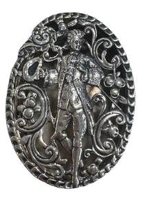 Trinket Box - Antique Sterling Silver Openwork