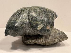 Cape Dorset Inuit Serpentine Carving - Unsigned