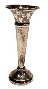 MK- Sterling Miniature Vase - 3 in Tall