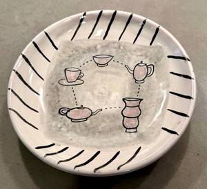 K2 - Amy Sabrina Ceramic Plate Handcrafted