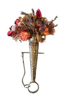 K - Tussie-Mussie Cone Holder - Victorian Floral Accessory