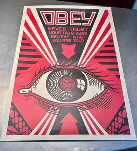 LR - Shepard Fairey OBEY Poster - Never Trust Your Own Eyes