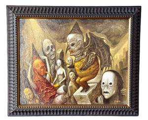 Chris Mars The Cap of Savior - Framed Acrylic on Panel