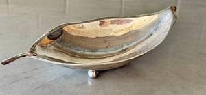 Vintage 1940s Sterling Leaf-Form Bowl by Alfredo Sciarrotta for Black Starr & Gorham