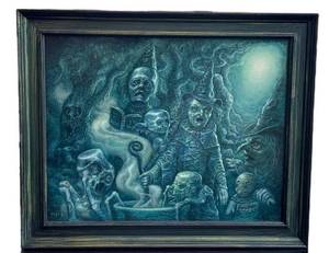 K - Chris Mars Spells to Heal - Acrylic on Panel