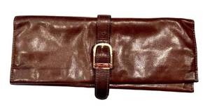 Gucci Vintage Leather Jewelry Travel Roll