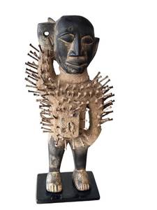 O - Konde Nail Fetish Figure - Ghana