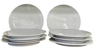 K4 - Set of 10 Artisan Crafted Dinner Plates