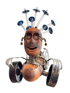 CB - Tom Ashworth Signed Mixed Media Sculpture