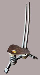 O - Cindy Wynn Industrial Furniture Handcrafted Metal Sculpted Chair