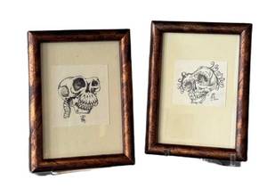 KP - Kristos Framed Original Drawings - 6x8 (Lot of 2)