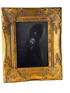 LR - Nicholas Harper Original Acrylic Painting - Gilded Frame