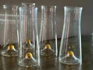 CD - Abigails Golden Globe Champagne Flutes - 6-Piece Set