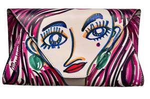 Mosclilno Doodle Face Crossbody Bag