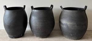 Recycled Rubber Tire Planter Baskets - (Lot of 3)