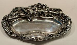 Art Nouveau Sterling Dresser Tray