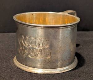 KN - Vintage Sterling Silver Childs Cup