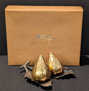 K - Michael Aram Fig Leaf Salt & Pepper Shakers