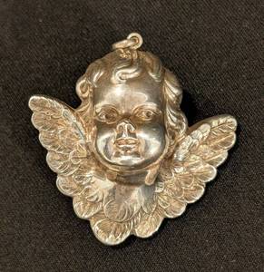 KN - Sterling Silver Angel Ornament