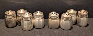 KN - Vintage T.A. Darling Sterling Salt & Pepper Shaker Sets (Lot of 8)
