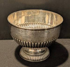 KN - Antqiue Sterling Silver Midland Counties Ladies Championship Trophy (1896)