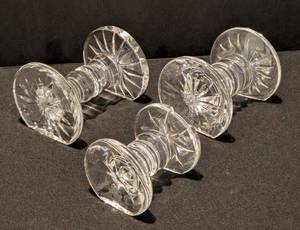 K - Waterford Crystal Knife Rests - Set of 3 (2 Waterford)