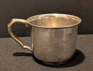 KN - Antique Sterling Silver Childrens Cup
