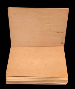 K - DMK Daniela Mola Wood Placemats - 18 x 14 in - Made in Italy (Lot of 14)