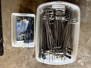 G- Northwind Plant Markers - 16in & 10in Metal Stakes Set