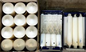 G - Colonial Candle Patrician Pillar Candles White