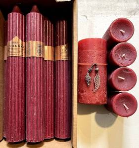 G - Red Column Candles