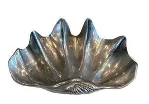 LR - Scallop Shell Decorative Bowl - Metal