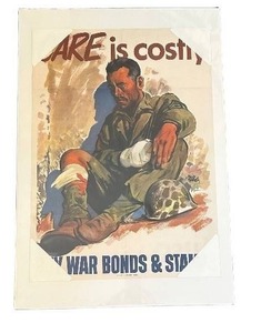 LR - U.S. Treasury War Bonds & Stamps Poster Print