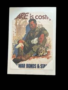 LR - Official U.S. Treasury War Bonds & Stamps Poster Print