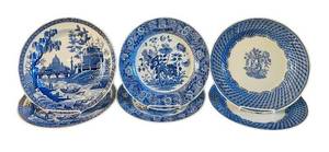 DR - Spode Blue Room Plates - 10 in