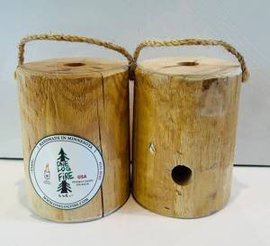 DR - One Log Fire LLC - Two 8 in Fire Logs - Handmade in Minnesota