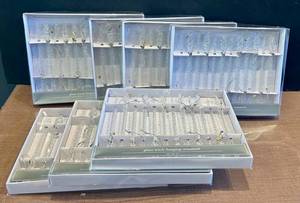 DR - Clear Icicles 7 Inches Glass Icicle Hanging Ornament - Set of 12