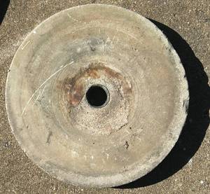 BY - Cement Disc 13-Inch Diameter - Central Hole