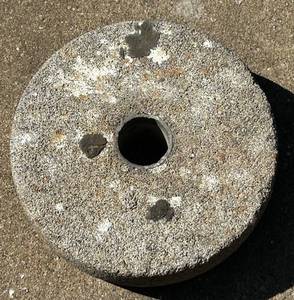 BY - Concrete Disc 12 Inch Diameter with Center Hole