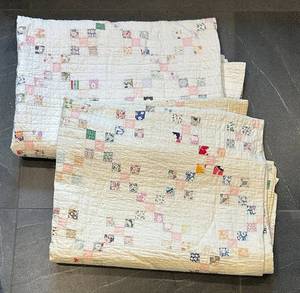 LR - Vintage Patchwork Quilts - 2-Quilt Set, 58 x 84 in