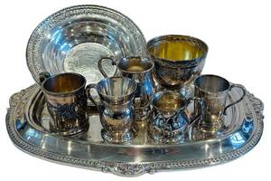 LR - Assorted Vintage Silver Plate Items
