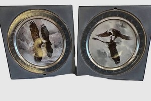 LR - Fountainhead Wings of Freedom Plate Set - 2 Limited Edition Plates