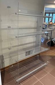UL - Clear Acrylic Multi-Tier Shelving Display Unit