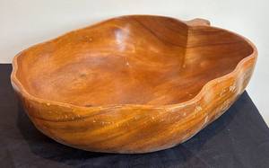 DR - Large Vintage Monkey Pod Wood Bowl