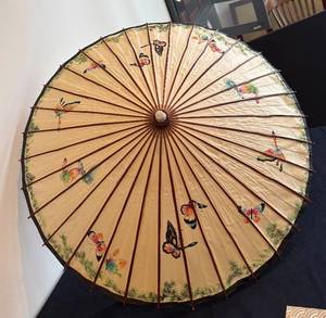 DR - Vintage Butterfly Parasol  Umbrella