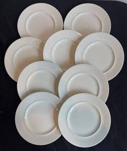 DR - Nine Vintage Johnson Brothers Ironstone Plates