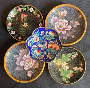 DR - Cloisonn Plates & Dish