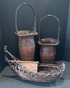 DR - Woven Market Baskets Trio