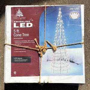 BY - Enchanted Forest Twinkling LED 5 ft Cone Tree